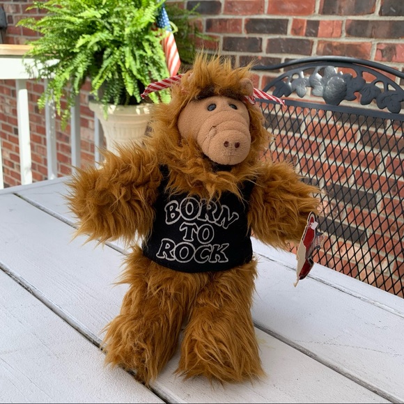 Vintage 1988 Alf “Born to Rock” Hand Puppet